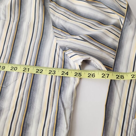Tommy Bahama button down long sleeves Pima Cotton men's shirt XL striped - Picture 11 of 11